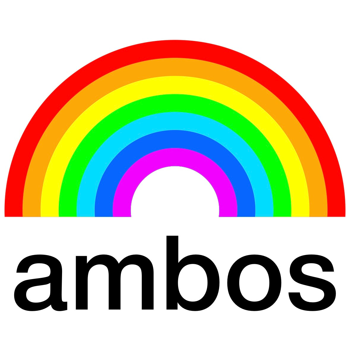 Rainbow Ambo Equality Sticker