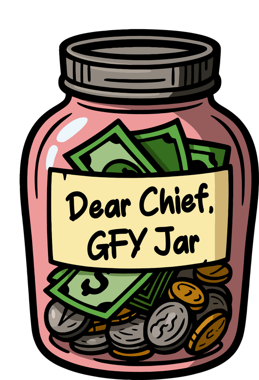 GFY Chief Swear Jar Sticker