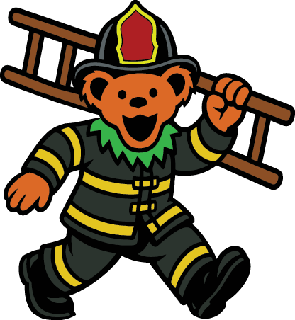 Ladder Bear Sticker