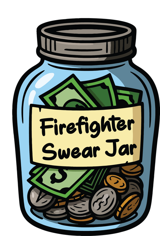 Firefighter Swear Jar Sticker